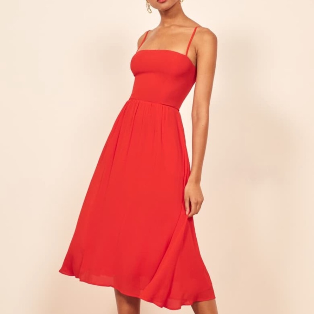 Reformation rosehip dress